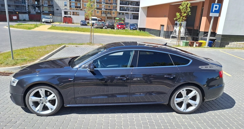 Audi A5 cena 74999 przebieg: 130000, rok produkcji 2016 z Białystok małe 407
